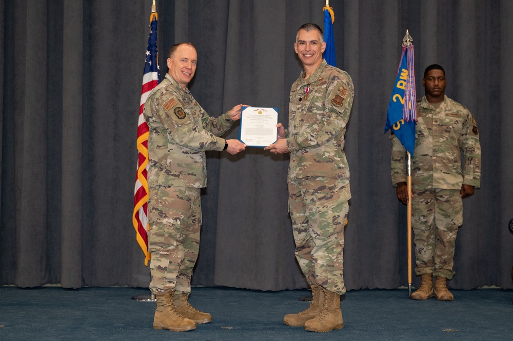 2nd CES change of command