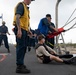 USS Sioux City Sailors Conduct a Man Overboard Drill