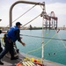 USS Sioux City Sailors Conduct a Man Overboard Drill