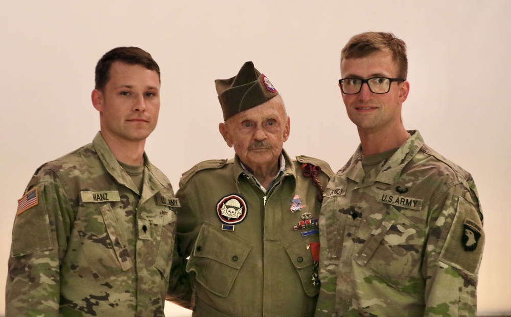 WWII Veteran Dan McBride presentation, Week of the Eagles 2021