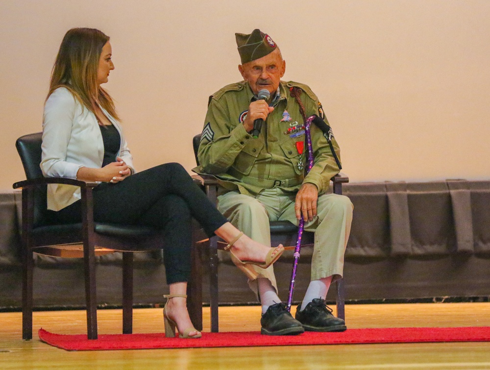 WWII Veteran Dan McBride presentation, Week of the Eagles 2021