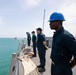 USS Sioux City Sailors Man the Rails