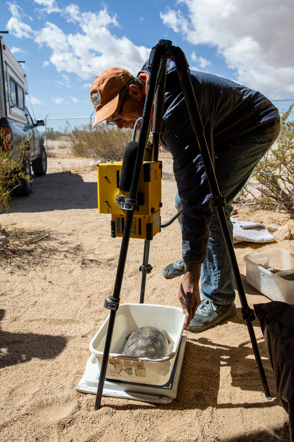 Combat Center Environmental Affairs rehabilitates injured desert tortoise