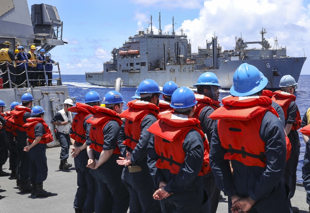 USS Benfold Conducts Replenishment-at-Sea