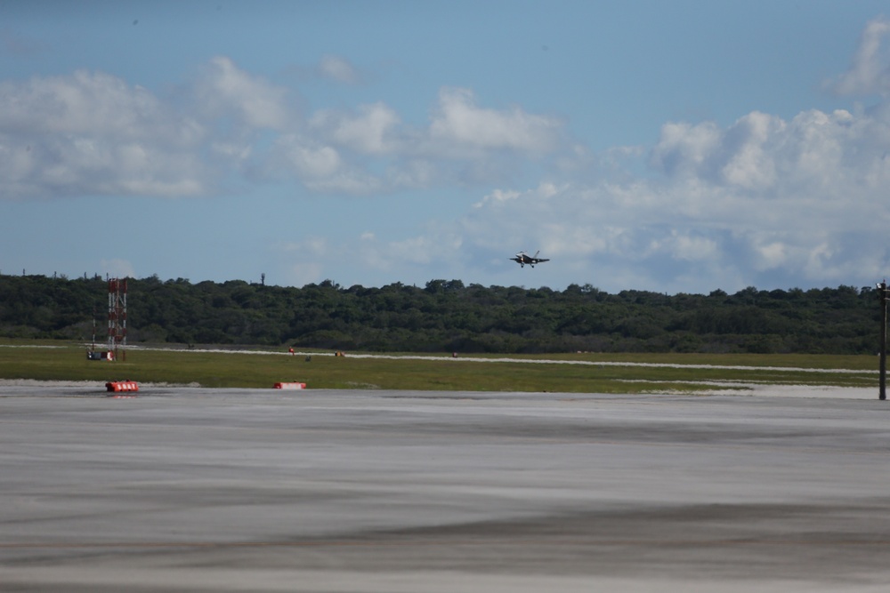 Marine Fighter Attack Squadron 232 arrives on Andersen Air Force Base