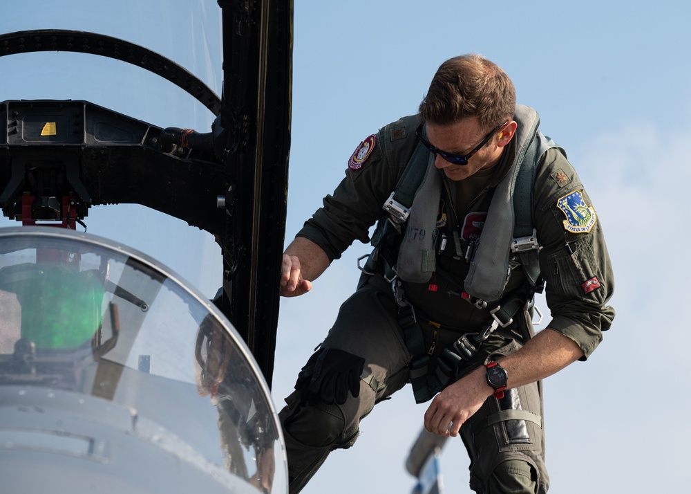 492nd Fighter Squadron conducts essential routine training