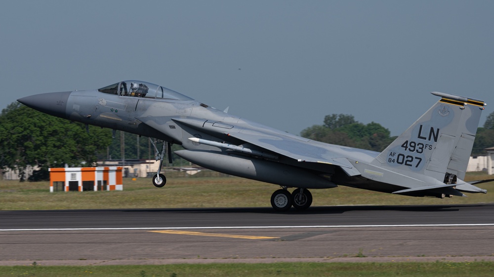 492nd Fighter Squadron conducts essential routine training