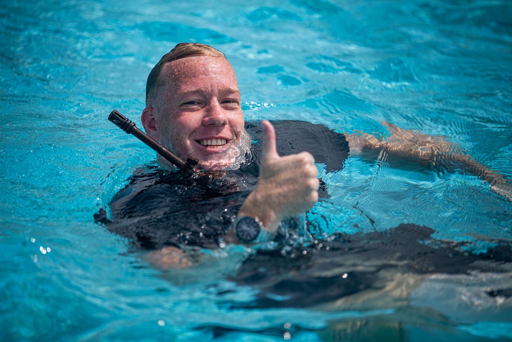 Water survival advanced course