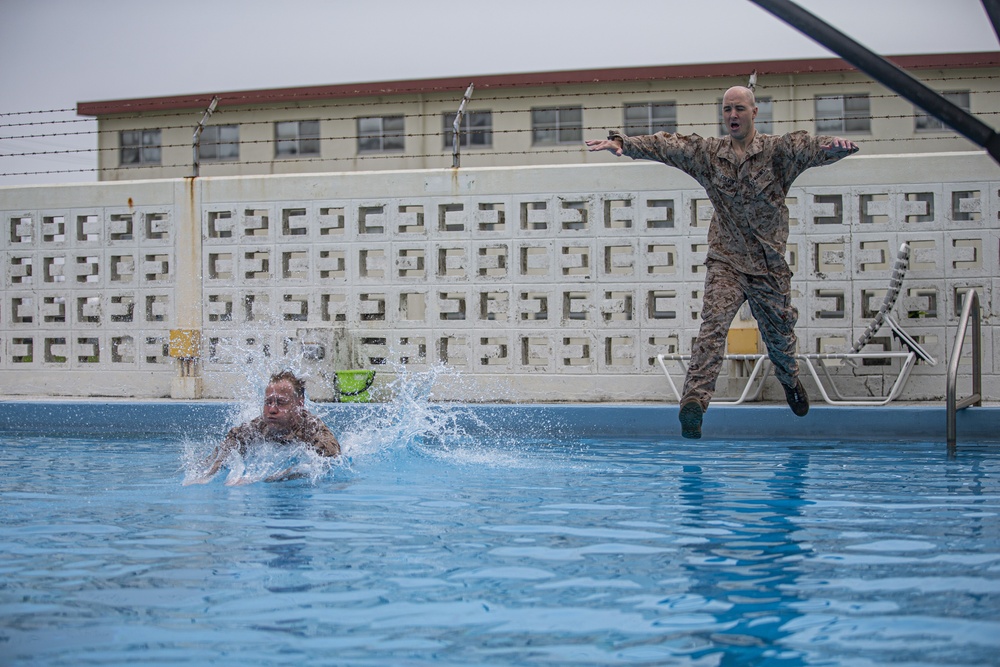 Water survival advanced course