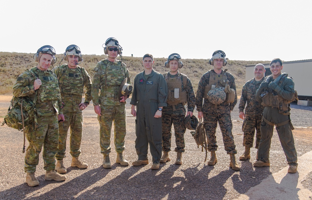 Australian Chief of the Defence Force visits Mount Bundey Training Area during Exercise Southern Jackaroo