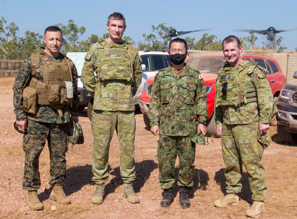 Australian Chief of the Defence Force visits Mount Bundey Training Area during Exercise Southern Jackaroo