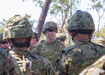 Australian Chief of the Defence Force visits Mount Bundey Training Area during Exercise Southern Jackaroo