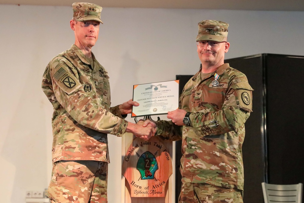 CJTF-HOA welcomes new chief of staff, MEB to Camp Lemonnier