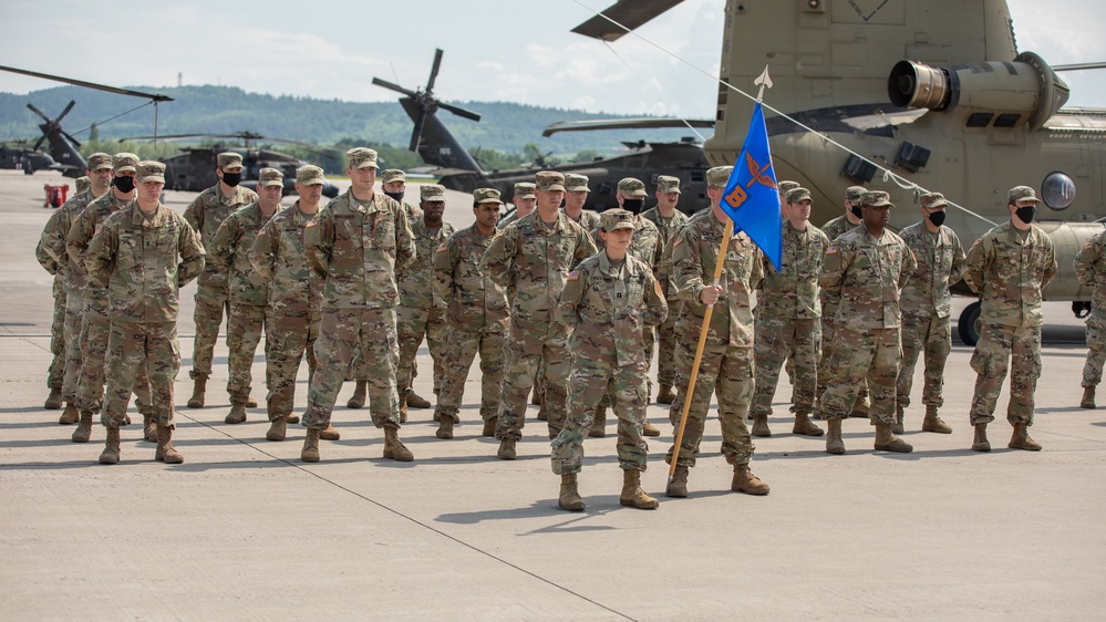 Fighting Eagles Change of Command