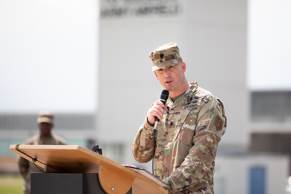 Fighting Eagles Change of Command