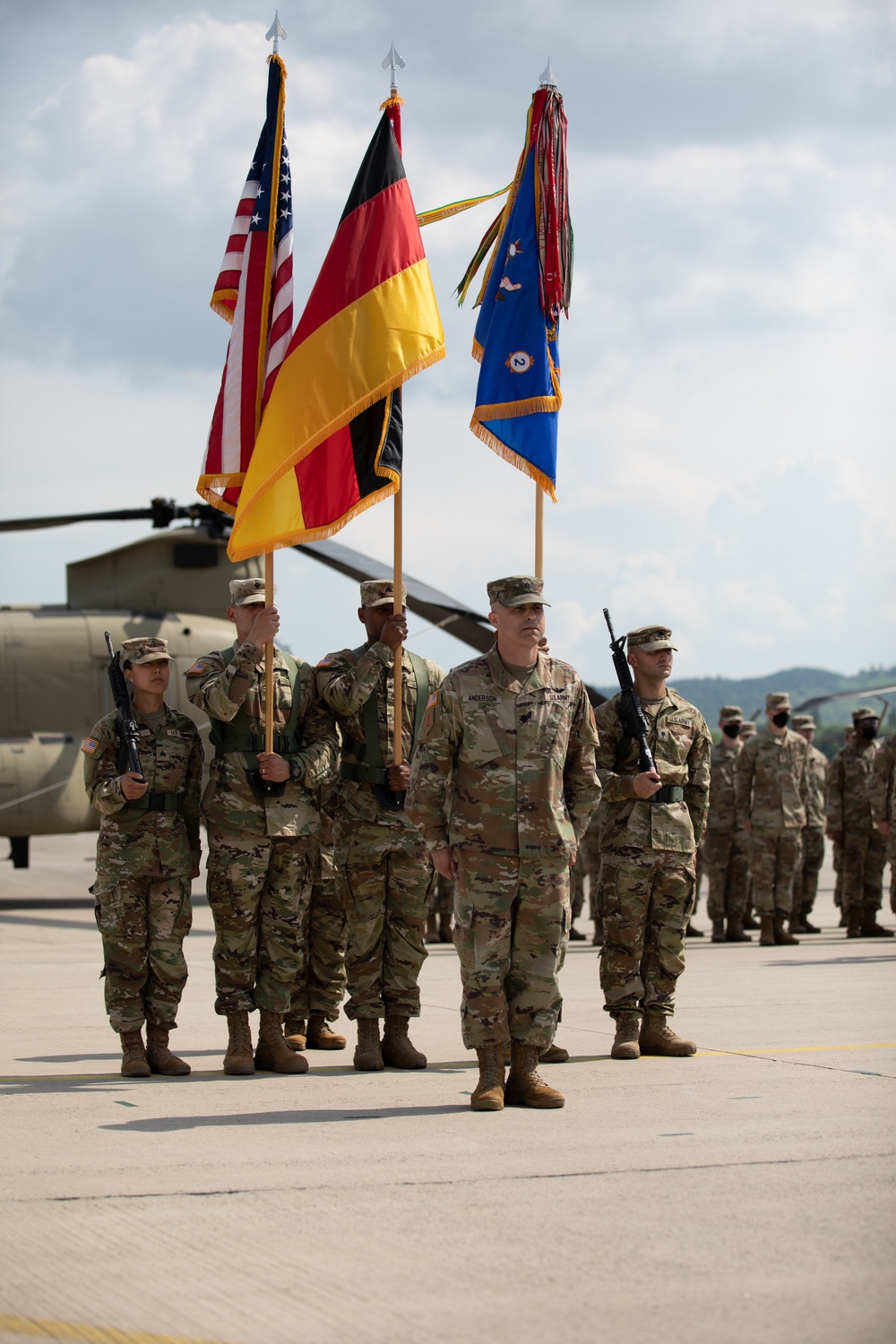 Fighting Eagles Change of Command