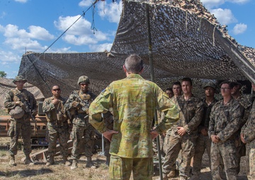 Australian Chief of the Defence Force visits Mount Bundey Training Area during Exercise Southern Jackaroo