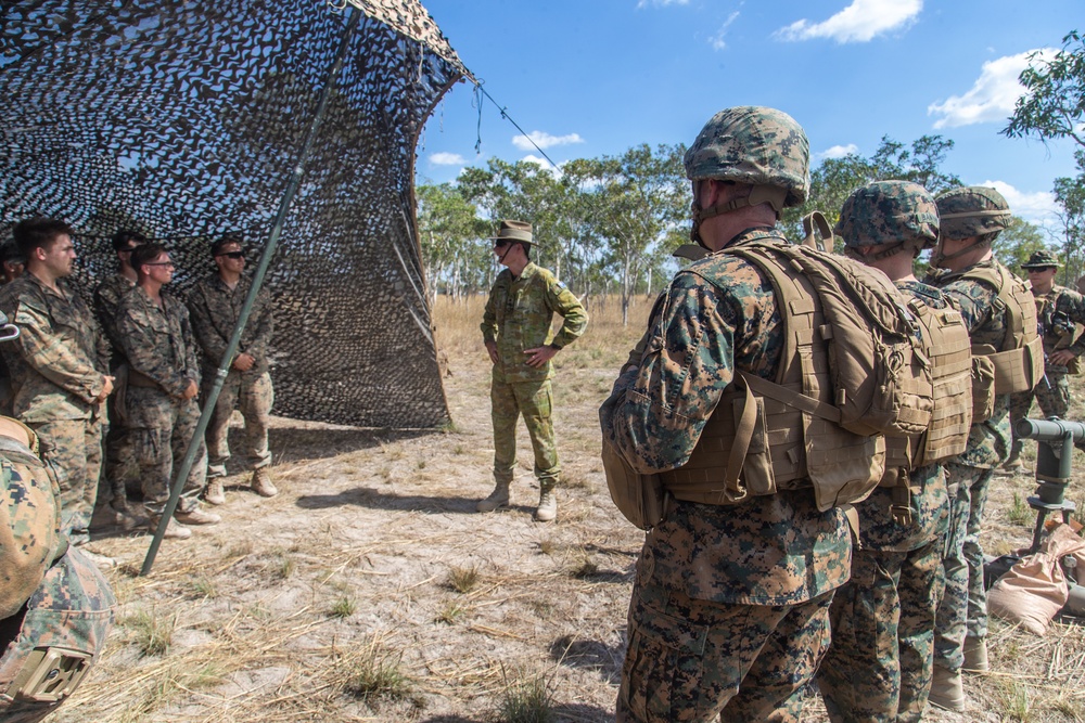 Australian Chief of the Defence Force visits Mount Bundey Training Area during Exercise Southern Jackaroo