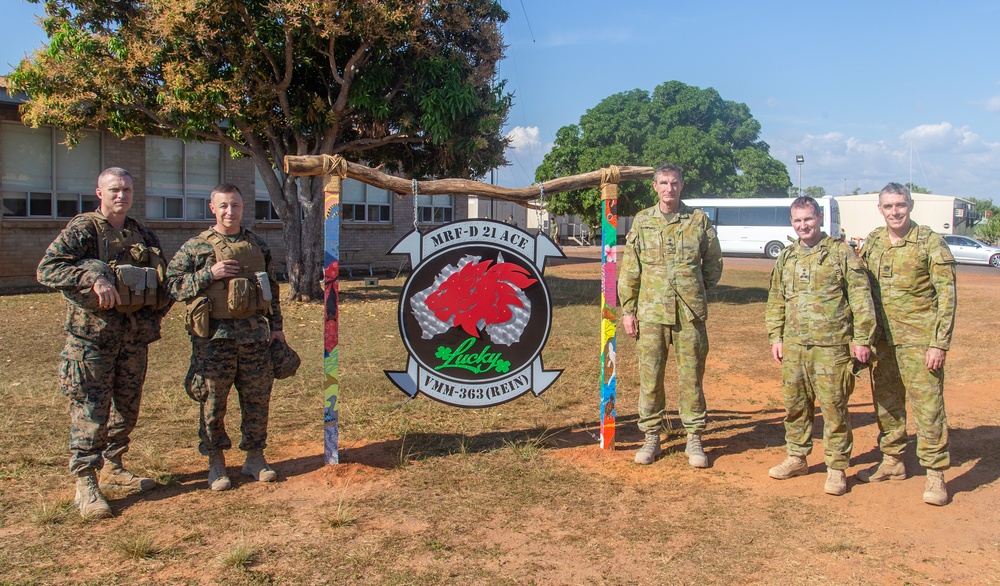 Australian Chief of the Defence Force visits Mount Bundey Training Area during Exercise Southern Jackaroo