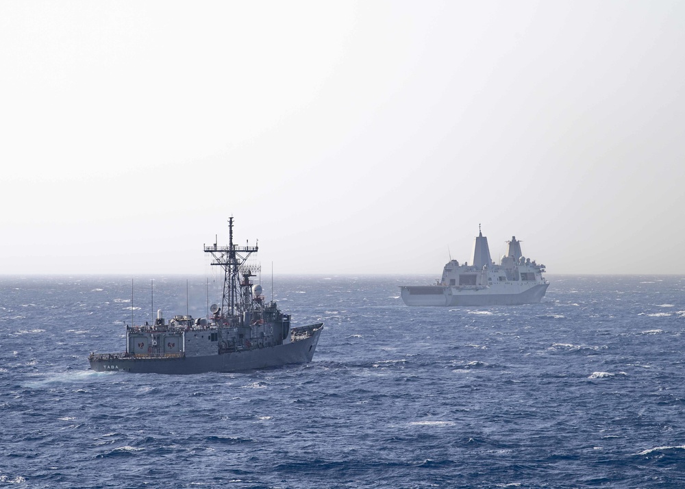 Carter Hall and San Antonio Conduct Exercise with Egyptian Navy