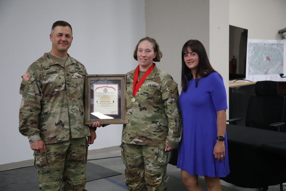 Provider Soldier inducted into Ordnance Order of Samuel Sharpe