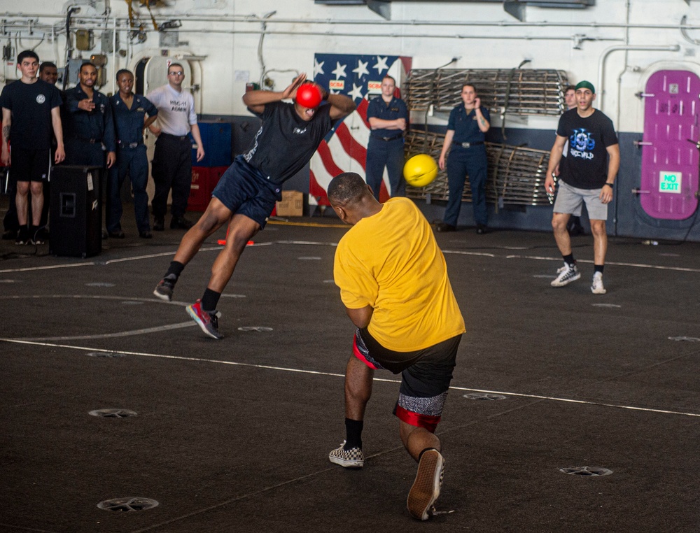 USS Harry S. Truman (CVN 75) transits the Atlantic Ocean.