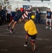 USS Harry S. Truman (CVN 75) transits the Atlantic Ocean.