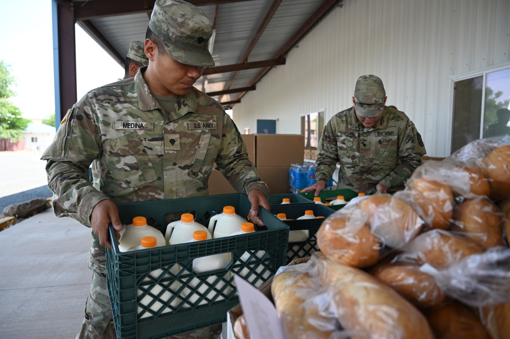 Arizona National Guard supports Snowflake food bank