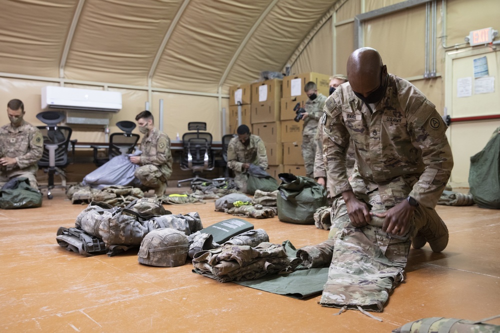 U.S. Army Central 2021 Best Warrior Competition Ruck Layout