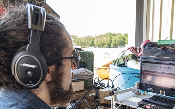 The U.S. Army Aeromedical Research Laboratory conducted airworthiness and aeromedical certification testing for the Medical Hands-free Unified Broadcast (MEDHUB)