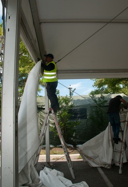 NMCP REMOVES COVID-19 TESTING TENTS
