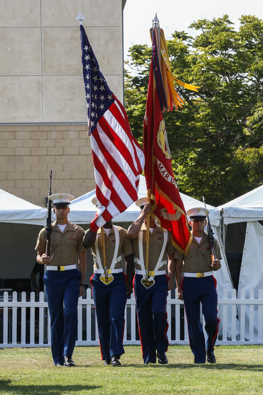 DVIDS Images Color guard attends Preuss of UCSD graduation ceremony