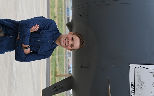 Kingsley celebrates Month of the Military Child with homegrown nose art