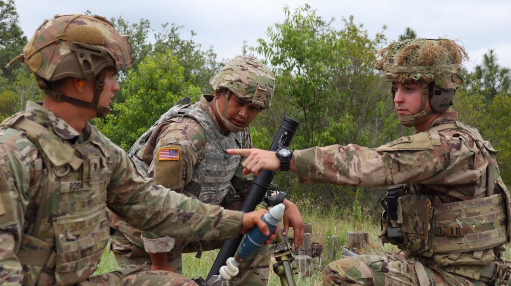 1st Squadron, 73rd Cavalry Regiment Mortar Live Fire