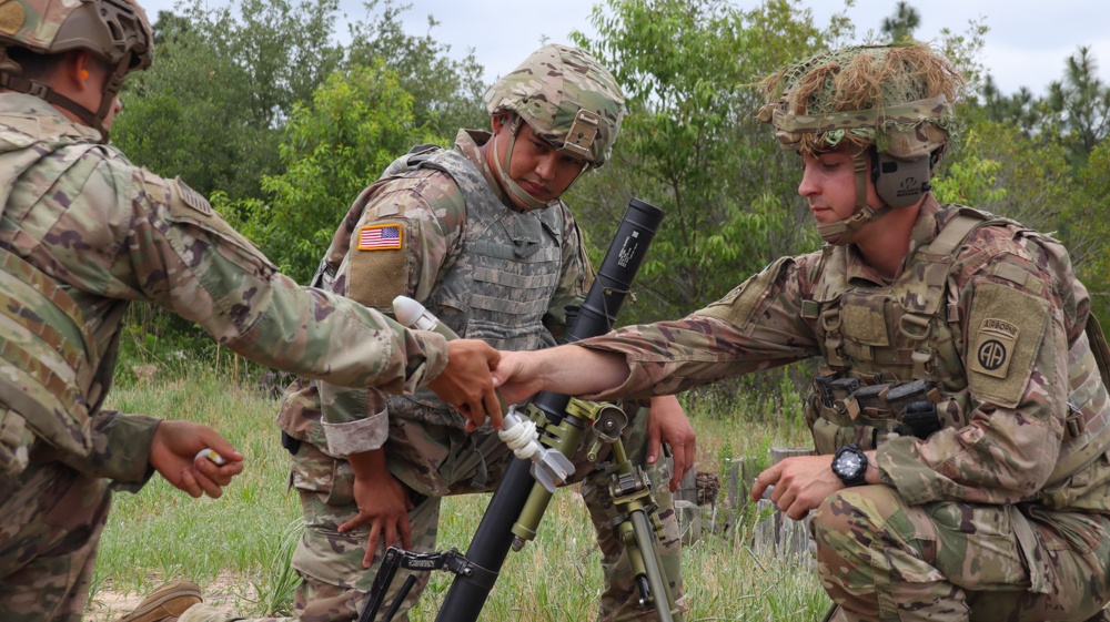 1st Squadron, 73rd Cavalry Regiment Mortar Live Fire