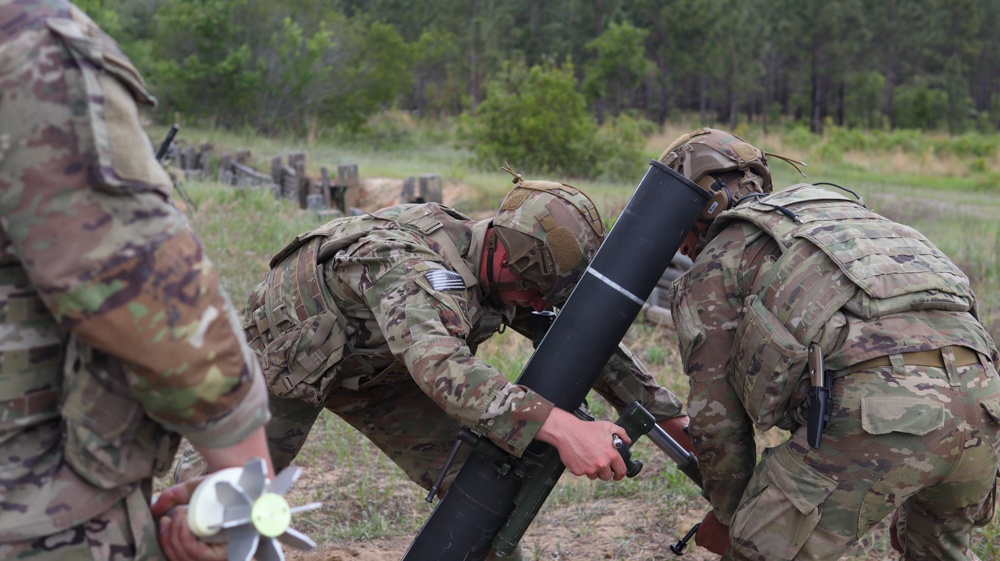 1st Squadron, 73rd Cavalry Regiment Mortar Live Fire