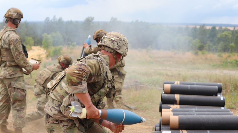 1st Squadron, 73rd Cavalry Regiment Mortar Live Fire