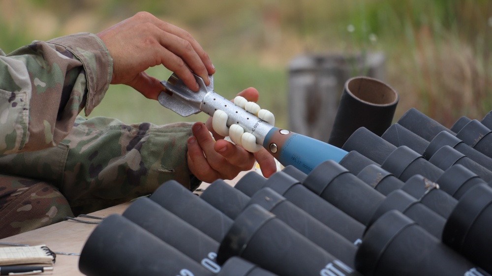 1st Squadron, 73rd Cavalry Regiment Mortar Live Fire