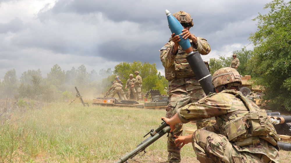 1st Squadron, 73rd Cavalry Regiment Mortar Live Fire