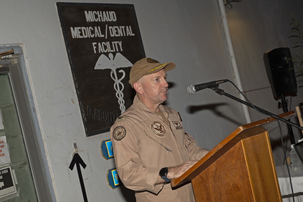 Camp Lemonnier holds Capt. Michaud Memorial Service
