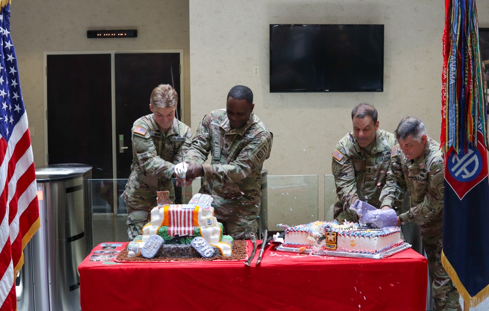 82nd Airborne Division Army Birthday Cake Cutting 2021