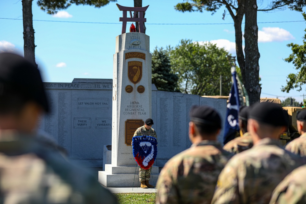 Rakkasans honor fallen members of 187th Infantry Regiment, Iron Rakkasans