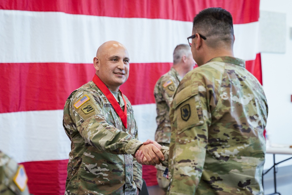 Members of the Washington National Guard awarded The Order of Samuel Sharpe