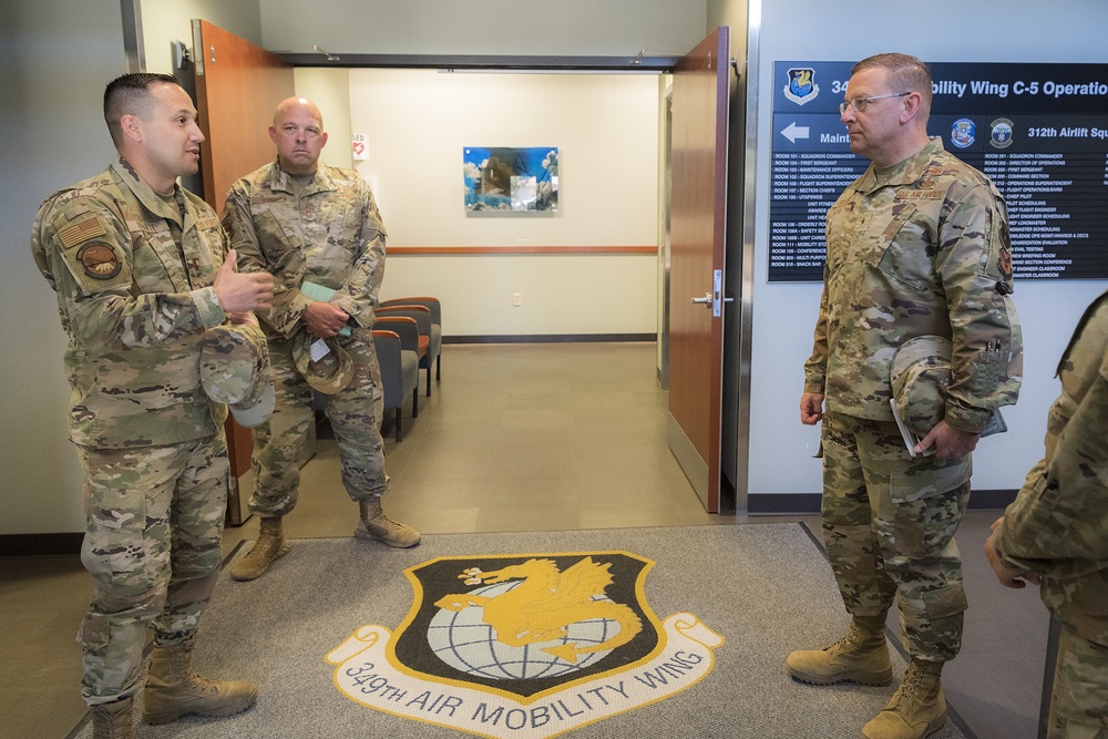 DVIDS - Images - Brig.Gen. Max Stitzer visits 349th MXS [Image 1 of 4]