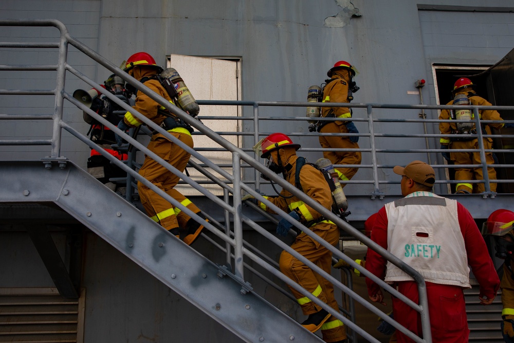 Midshipmen Complete Fire Fighting Training at Naval Station Mayport