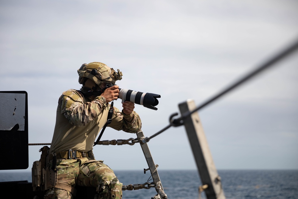 Coast Guardsman Documents Flight Operations Aboard USS Sioux City