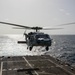 HSC 22 Helicopter Takes Off From Flight Deck of USS Sioux City