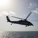 HSC 22 Helicopter Takes Off From Flight Deck of USS Sioux City