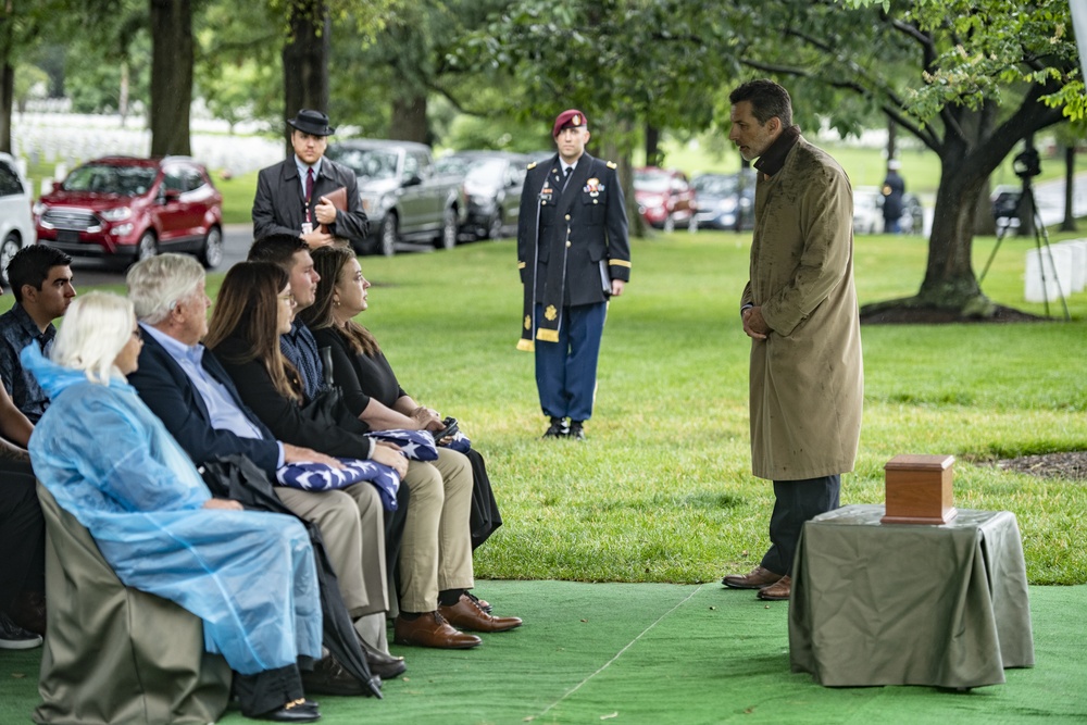 Military Funeral Honors are Conducted for U.S. Army Master Sgt. Gable Gifford in Section 55