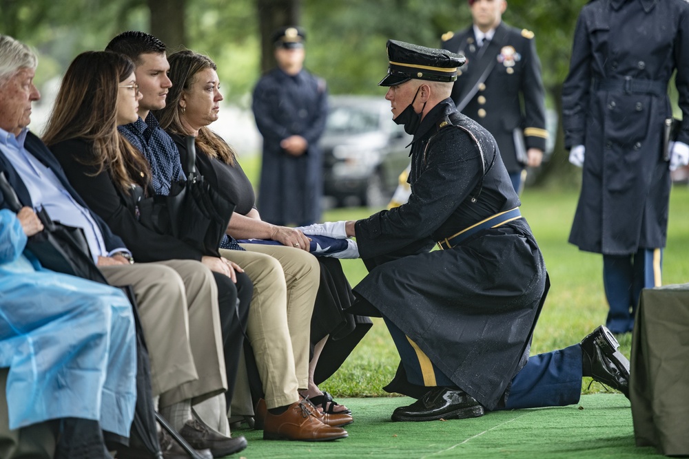 Military Funeral Honors are Conducted for U.S. Army Master Sgt. Gable Gifford in Section 55